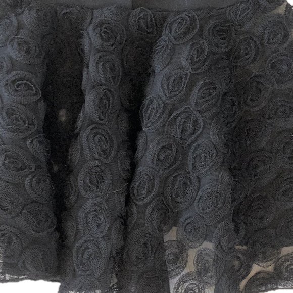 Motionwear Black Dance Ballet Pull-On Skirt - Picture 6 of 8